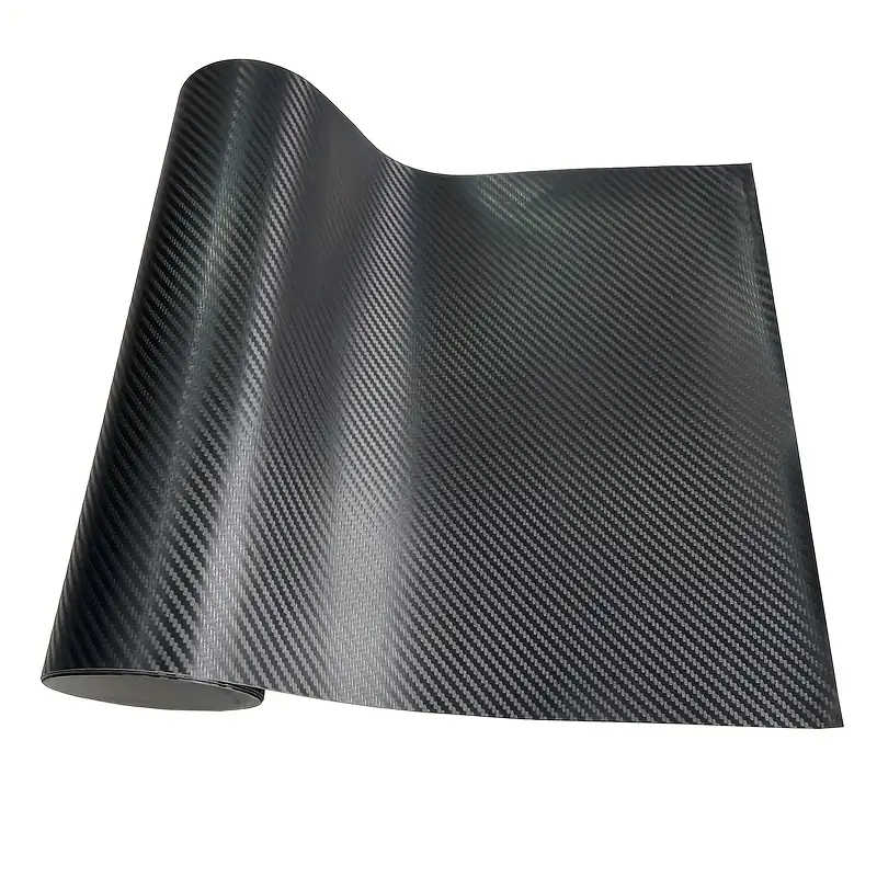 Fit Carbon Fiber Car Wrap - Waterproof Vinyl Decal for Dashboard, Laptop & Motorcycle Accessories, Black Body Light Beige, 50cm x 59.8in, PVC Material, Sleek Automotive Upgrade, Versatile Vinyl Wrap